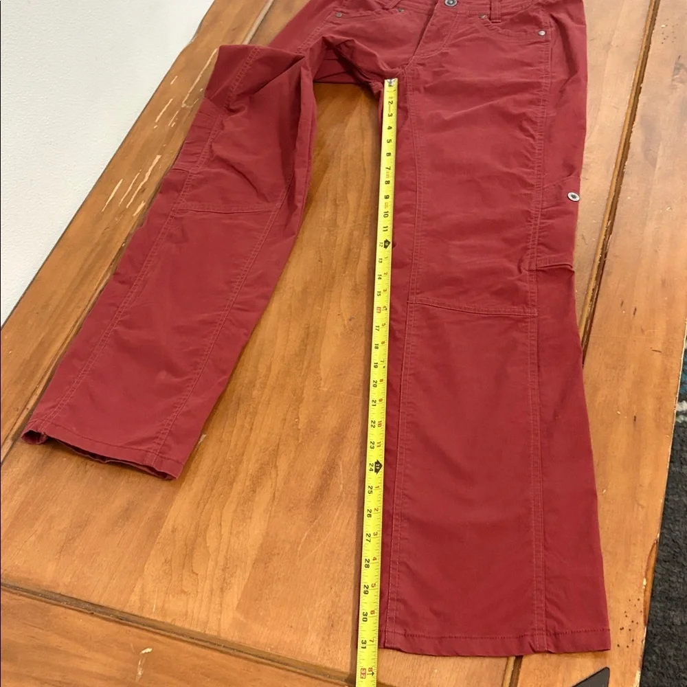 Kuhl Brick Red Red Cargo Pants Size 4